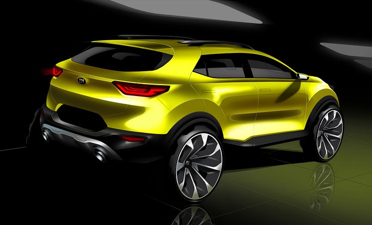 Kia Stonic First sketch_rear