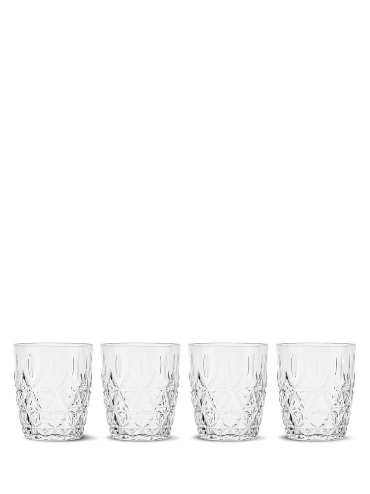 Sagaform SS25 - Picnic Juni water glass, 4-pcs Clear 
