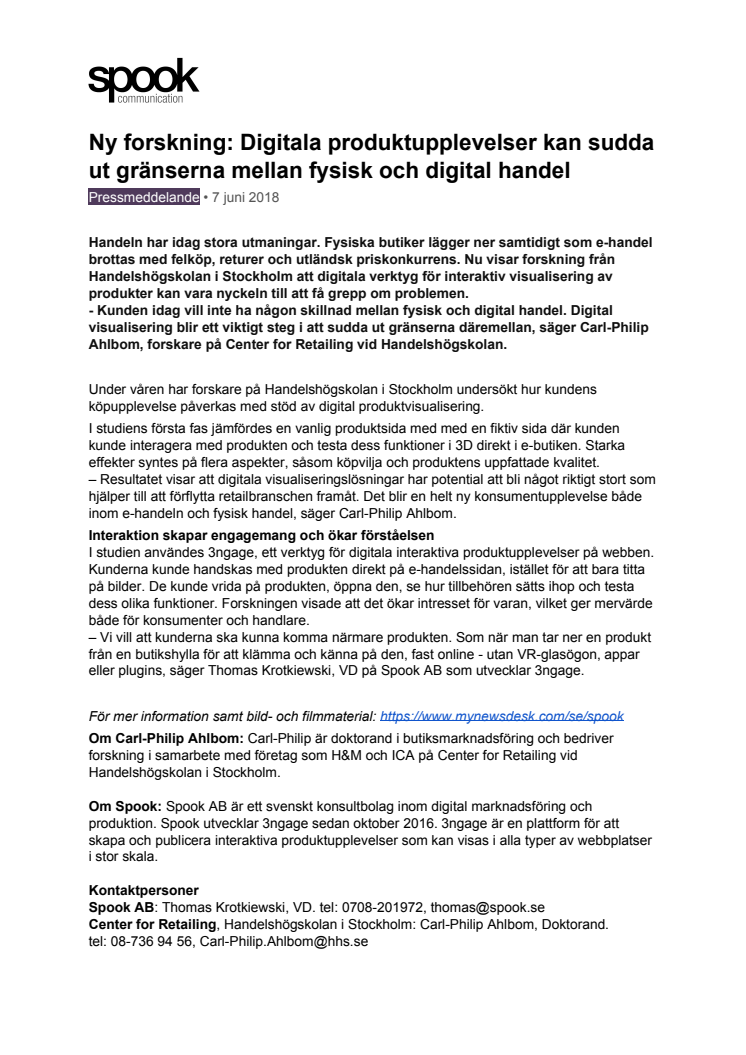 Ny forskning: Digitala produktupplevelser kan sudda ut gränserna mellan fysisk och digital handel