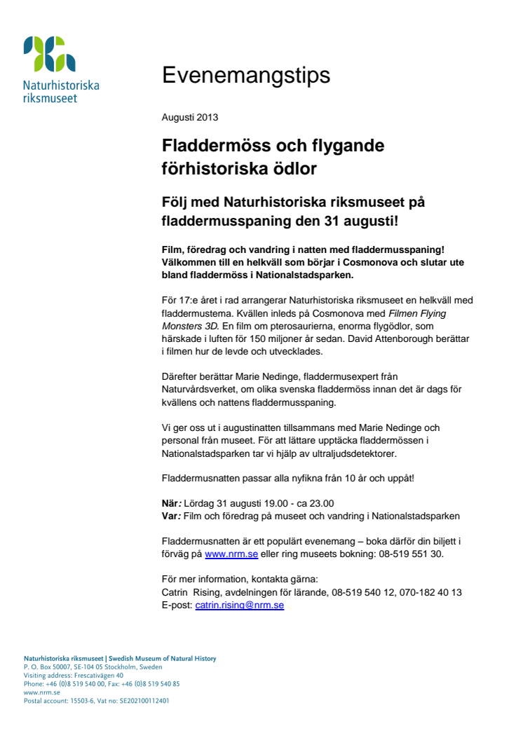 Fladdermöss och flygande förhistoriska ödlor