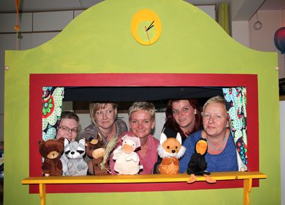 Ein Puppentheater für Bärenherz: Bär Bruno sorgt für Unterhaltung im Kinderhospiz