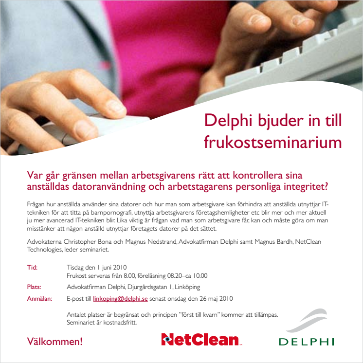 Inbjudan: Delphi bjuder in till frukostseminarium