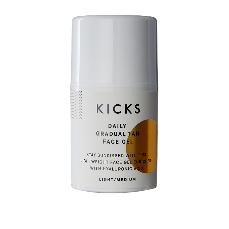 KICKS Daily Gradual Tan Face Gel LightMedium