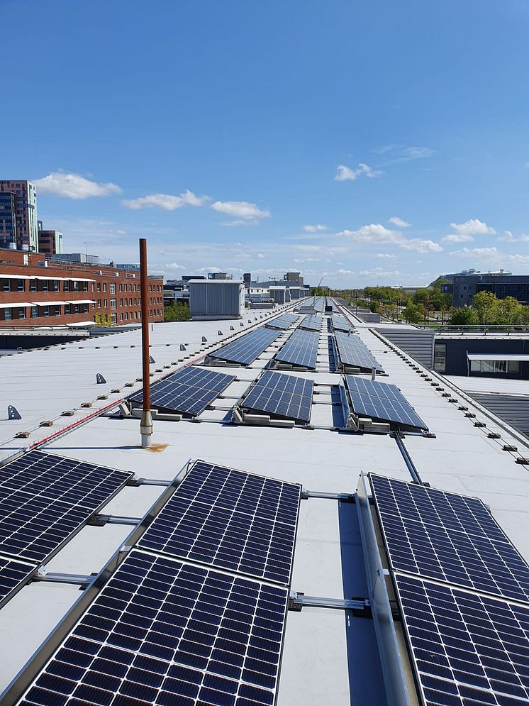 Solceller Kemicentrum 1, Lunds universitet