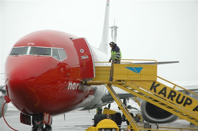Norwegians Boeing 737-800 i Karup Lufthavn 