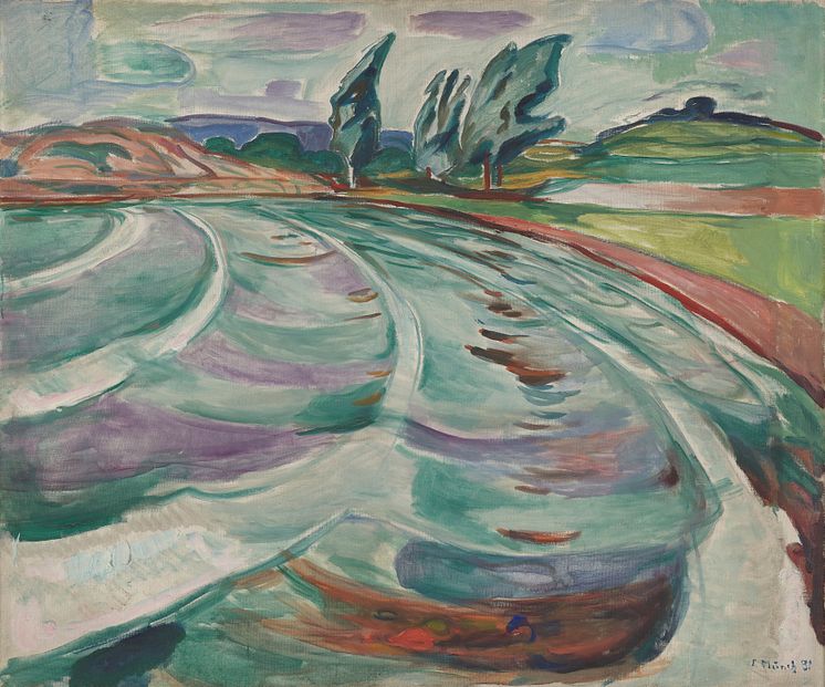 Edvard Munch: Bølger / The Waves (1931)