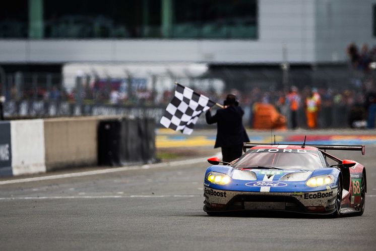 Ford GT vann Le Mans 24-timmars.