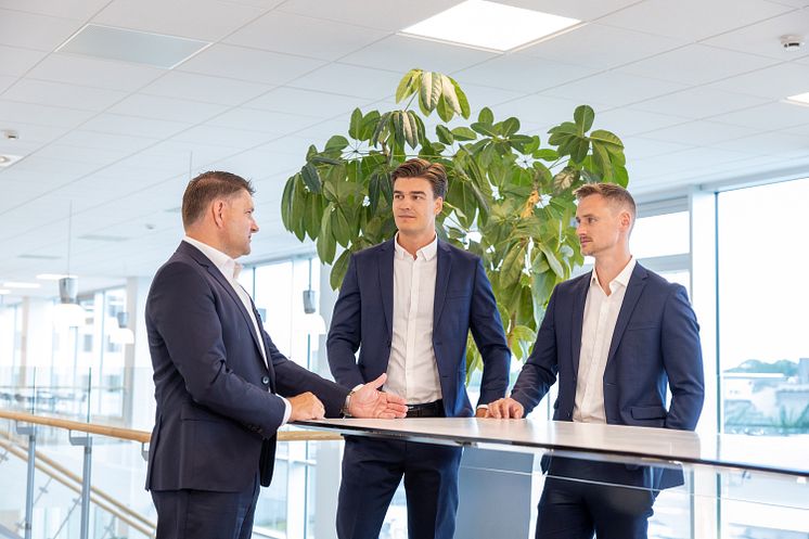 Morten Ryberg, Jacob Kallestrup, Asbjørn Otilius. Foto: Redmark