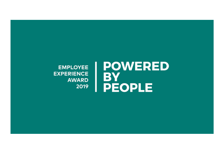 Pressunderlag vinnare Powered by People - Employee Experience Award 2019