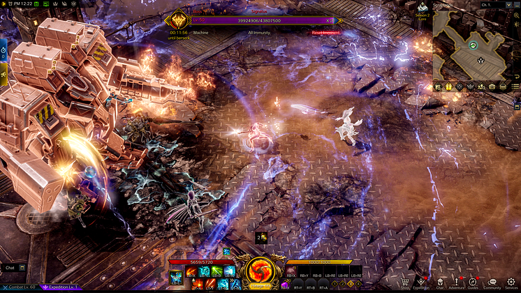Lost Ark Screenshot -World Boss Battle Scraplands Signatus