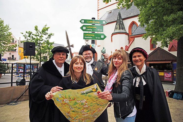 Lutherweg in Sachsen wurde am 27. Mai in Döbeln eröffnet