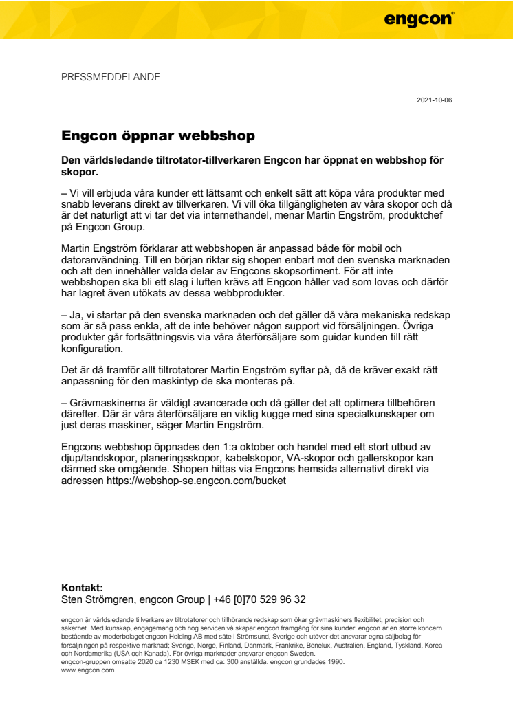 211006_Press_Engcon öppnar webbshop