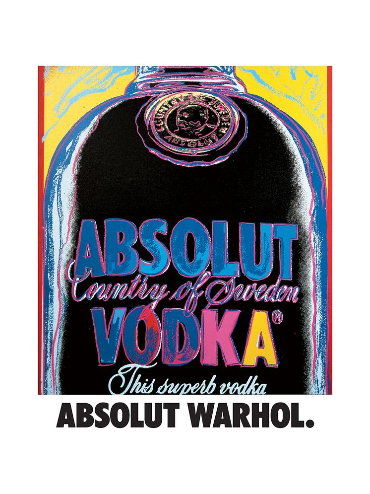 The original Warhol’s artwork inspired by iconic Absolut bottle, 1986