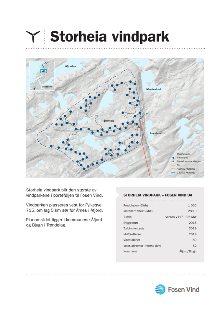 Faktaark Storheia vindpark 10-2018