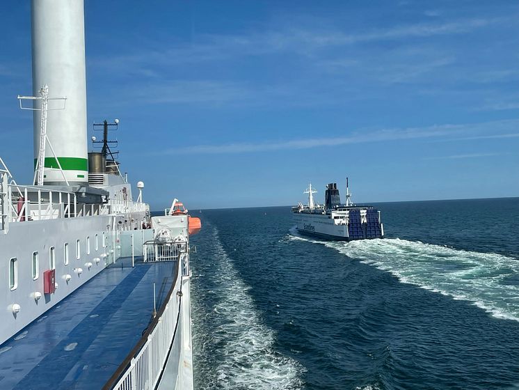 Scandlines hybrid ferry Berlin and freight ferry Kronprins Frederik