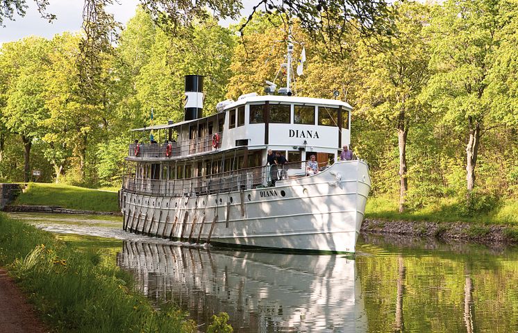 Pressbild - Göta Kanal - m/s Diana