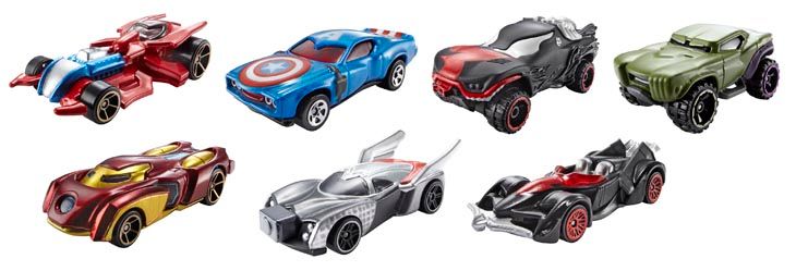 Marvel 1:64 Character Car Sortiment