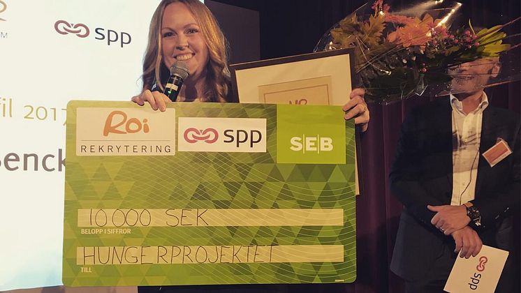 Camilla Benckert, Årets HR-profil Skåne. 