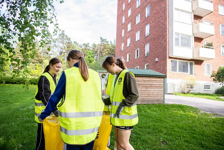 Huddinge HK bostadsområde höghus