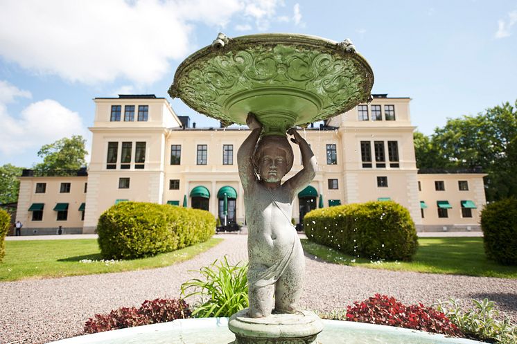 Staty i slottsparken