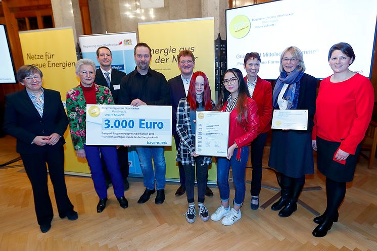 Bürgerenergiepreis Oberfranken_2019_Preisträger_Mittelschule_Hummeltal