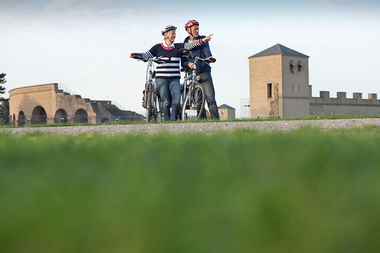 Am Archäologischen Park in Xanten ©Römer-Lippe-Route