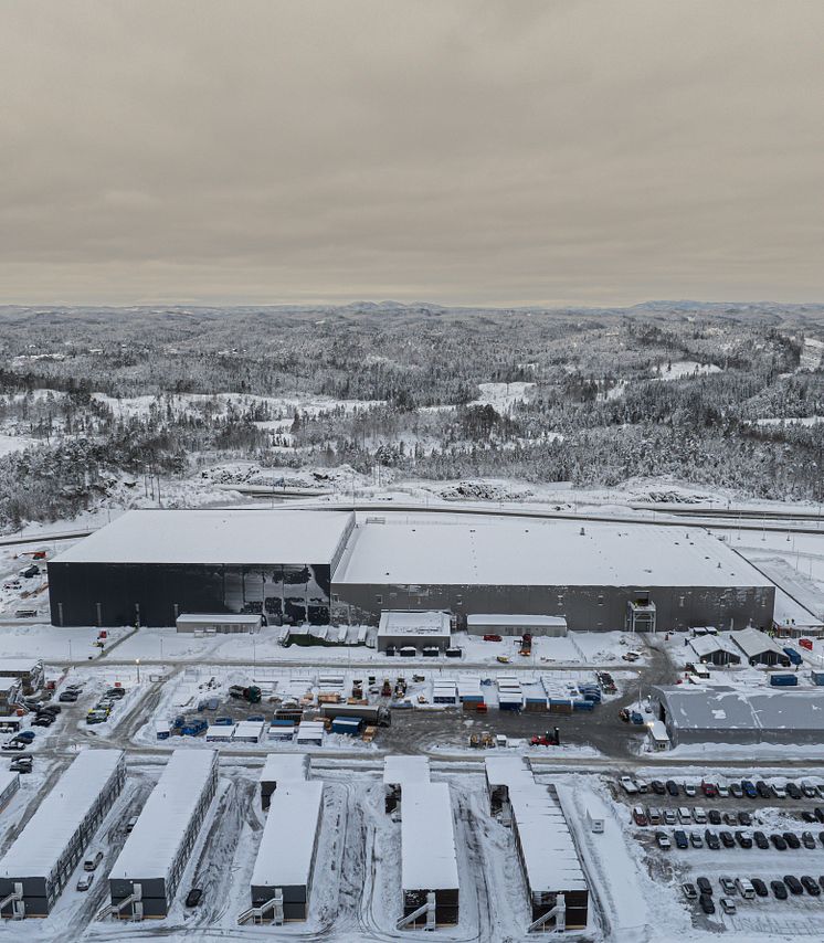 Drone picture Morrow Cell Factory December 2023