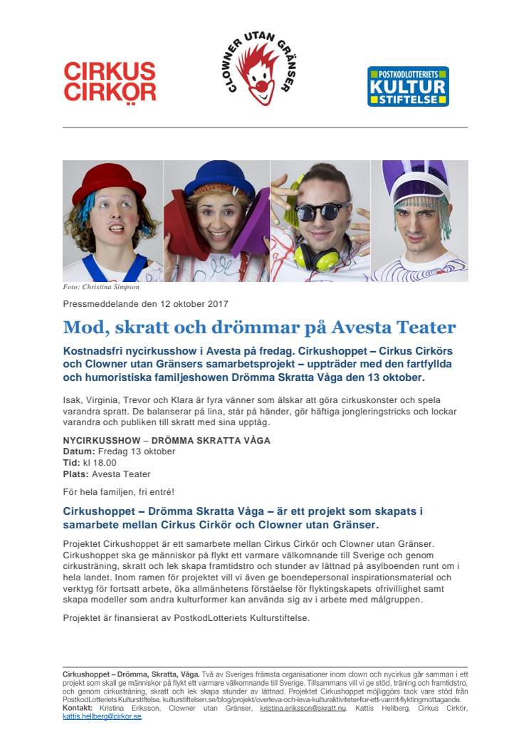 Mod, skratt och drömmar på Avesta Teater 