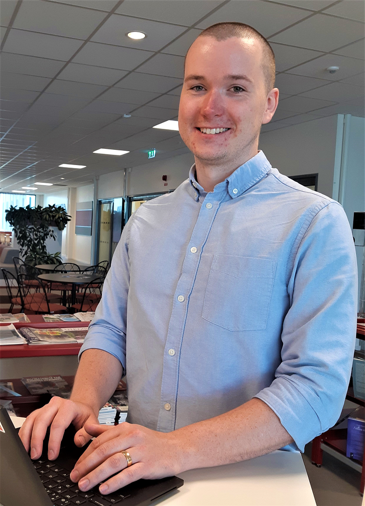 Theo Wilkås, VA-ingenjör på Teknik- och serviceförvaltningen.