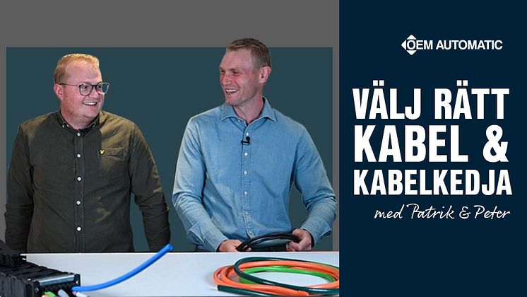 MND - 5välj kabel och kabelkedja