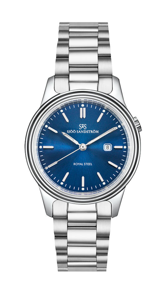 Royal Steel Classic 32mm Blue dial