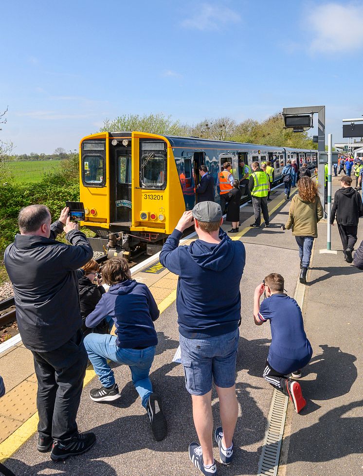 Farewell tour of Class 313 coastal trains