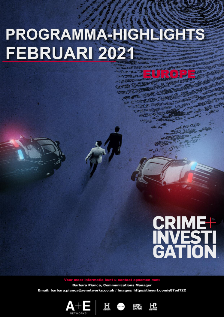 CRIME+INVESTIGATION Programma - Highlights februari 2021