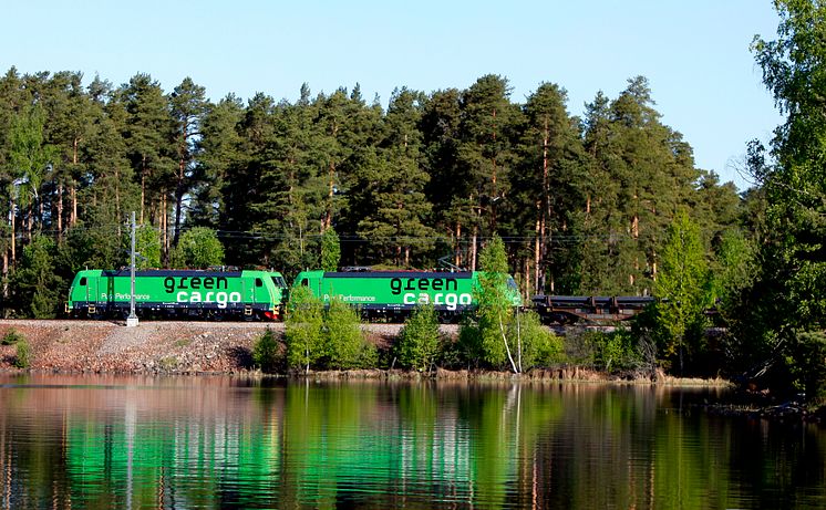 Green Cargo stålpendel