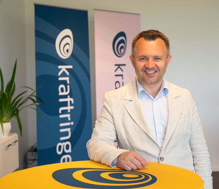 Kraftringens vd och koncernchef Sezgin Kadir under presskonferensen för kraftvärmeverk 2 i Örtofta.