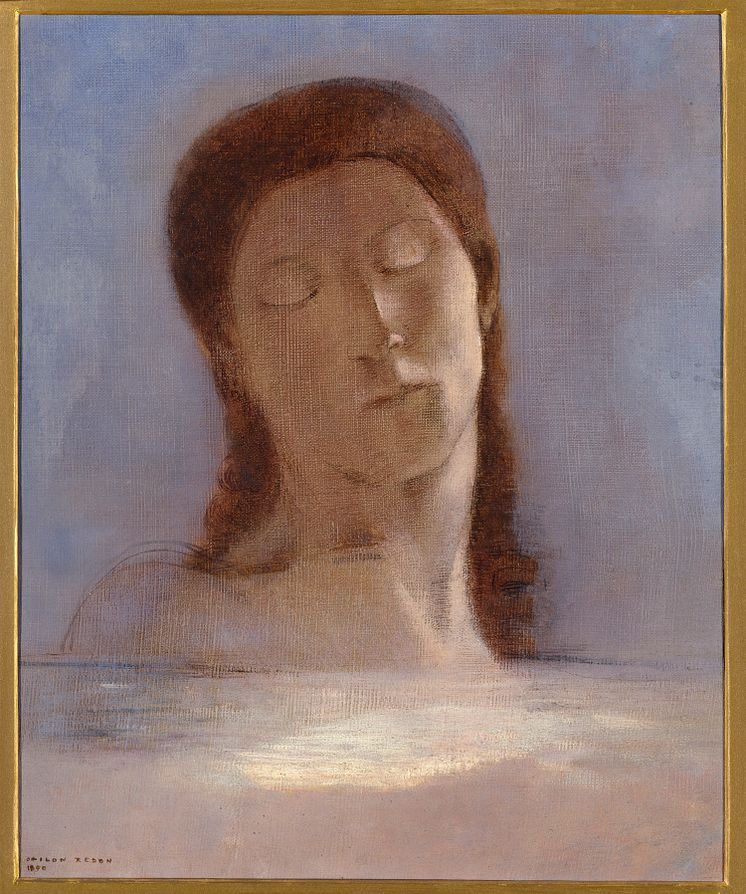 Odilon Redon (1840–1916) Closed Eyes, 1890
