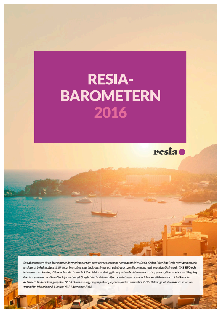 Resiabarometern 2016