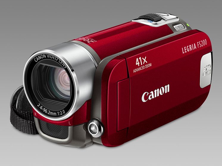 LEGRIA FS200 röd videokamera