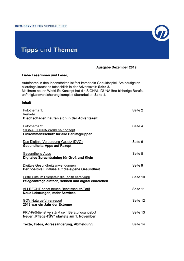 Tipps und Themen 12-2019