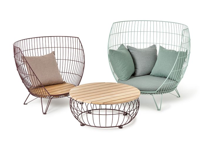 Basket möbelgrupp / Furniture group, design Ola Gillgren