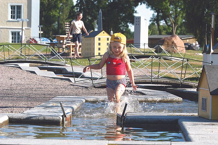 Pressbild - Göta kanal, Barnens minikanal i Norrkvarn