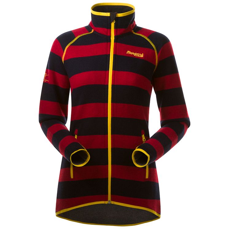 1899 Perikum Lady Jacket - Navy/Red Striped/Dandelion