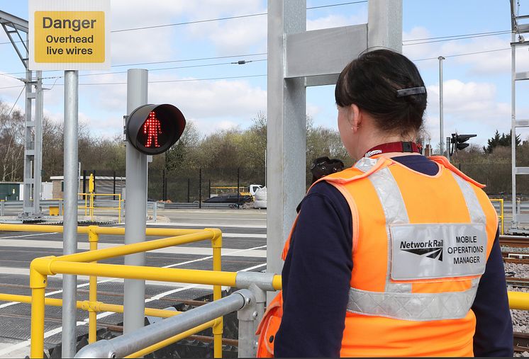 Getting ready for new Brent Cross West station 