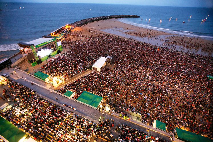 Zurriola strand i San Sebastian, Baskerlandet