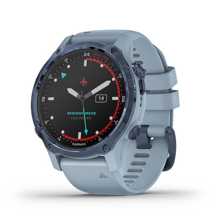 Garmin_Descent Mk2S_Blau