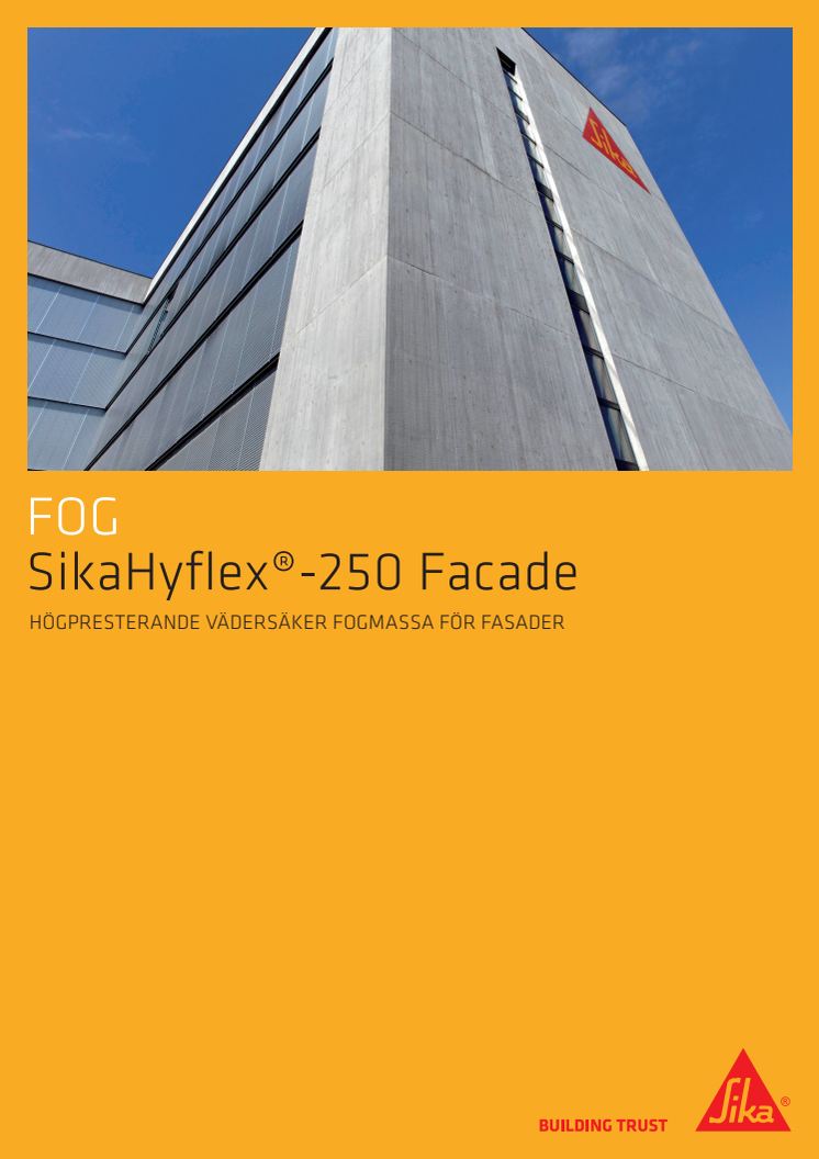 SikaHyflex-250 Facade