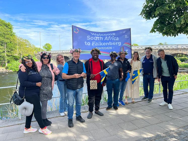 Group pic visit to Falkenberg june 2023