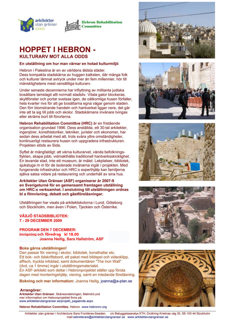 Hoppet i Hebron - makt och arkitektur i Palestina