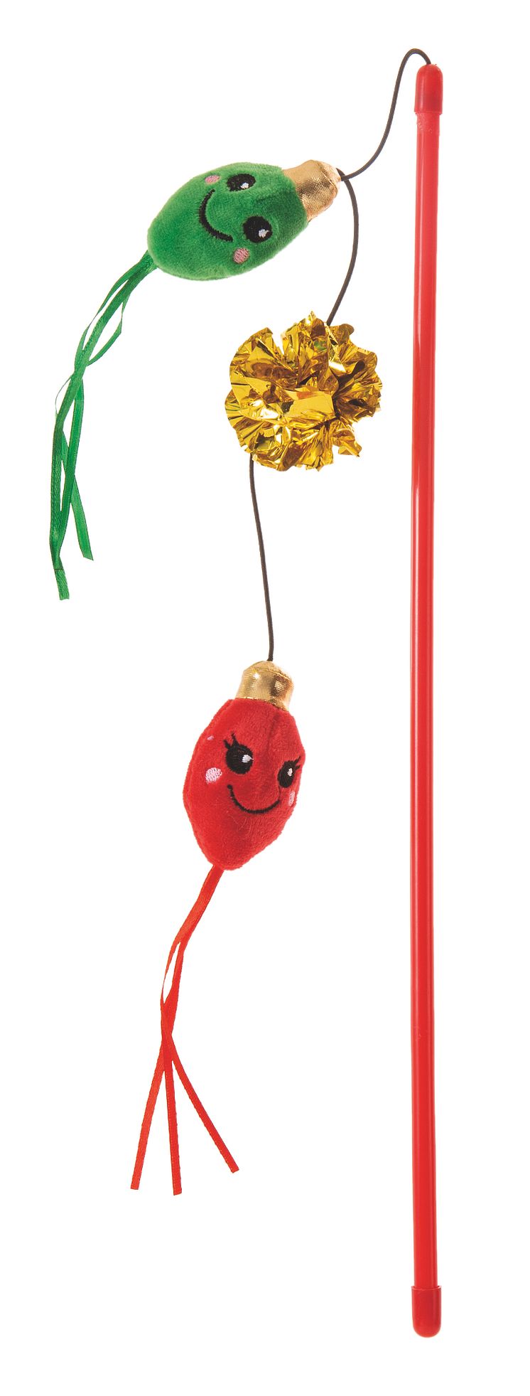 Little&Bigger Holiday Parade Cat Toy Light Bulbs Wand