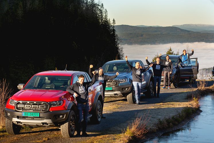 Ford Ranger Mest solgte pickup 2020